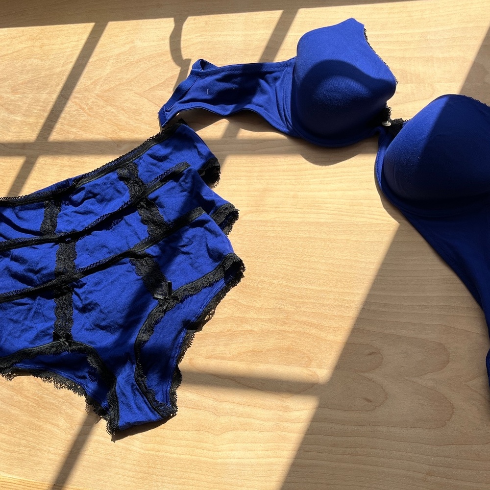 NWT Victoria's Secret Body By Victoria Perfect Coverage Bra and Cheeky Panties